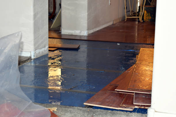 Professional Flood Cleanup technician working in Hopkinton, RI